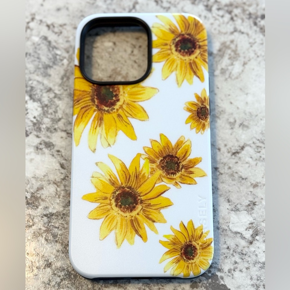 Casely Golden Garden | Yellow Sunflower Floral iPhone 14 Pro Max Case